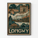Vintage Juliste Longwy Meurthe-et-Moselle Ranska