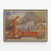 Vintagejuliste Luchon La Reine des Pyrénées Casino et Courses — kehystetty taideteos seinällä