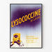 Vintage Juliste Lysococcine Borne lääketieteelliseen seinäkoristukseen