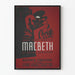 Vintage Macbeth juliste liittovaltion teatterilta W.P.A.