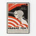 Vintage Madame Vem koristeellinen Art Déco -juliste