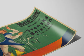 Vintage Juliste Malmö Teater Svenska Baletten — näkymä teoksesta