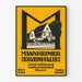 Vintage Mannheimer Eigenhaus -juliste seinäkoristeluun