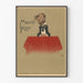 Vintage Juliste Marcell Salzer Berliinin teatteri