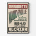 Vintage juliste Marionette Vaudeville - Teatterin seinäkoristelu