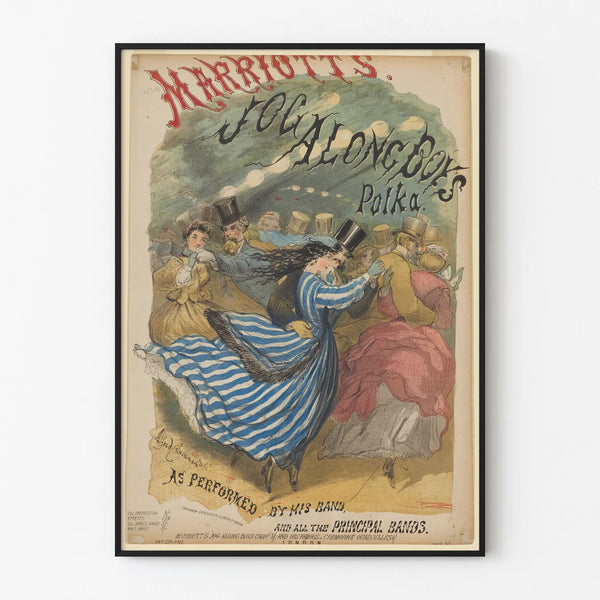 Vintage Juliste Polka Marriott's Juoksevat Pojat Tanssijat