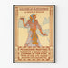 Vintage juliste Marseille Aleksandria Egyptin tie