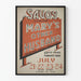 Vintage juliste Mary's Other Husband -teatterille Savoy