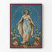 Vintagemäinen uskonnollinen juliste Neitsyt Marian koskemattomuus 1854-1904