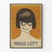Retro juliste Maud Loty hymyilevä kasvo vuosilta 1920