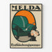 Vintage Juliste Melda Pölynpoistopumppu sisäseinän koriste