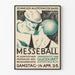 Vintage-messut Basel - Juliste retroseinälle sisustukseen