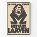 Vintage Juliste Metraux Larven – Graafinen Seinäsisustus