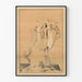 Vintage Metz Ristiinnaulittu 1916 juliste seinäkoriste