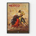 Vintage juliste seinäkoriste Mexico Corrida de Toro
