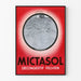 Vintage juliste Mictasol lääketieteellinen lantion tukkeuma