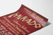 Gilbert & Sullivanin Mikado-teatterin vintagejuliste