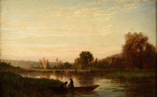 mile Lambinet - Paysage avec cours deau.webp