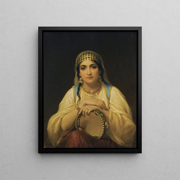 mile VernetLecomte - La Femme Au Tambourin.webp