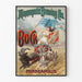 Vintage juliste Minneapolis Brewing Co. Bock-olut