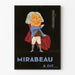 Vintage Mirabeau -juliste Ditille - historiallinen seinäkoristelu