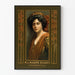 Vintage-porträtijuliste Miss Maxine Elliott Art Nouveau -tyyli