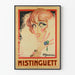 Vintage Mistinguett 1925 -juliste retrohenkiseen seinäkoristukseen
