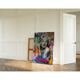 Tableau Street Art – Marilyn Iconique