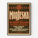 Vintage juliste Modjeska klassinen teatteri