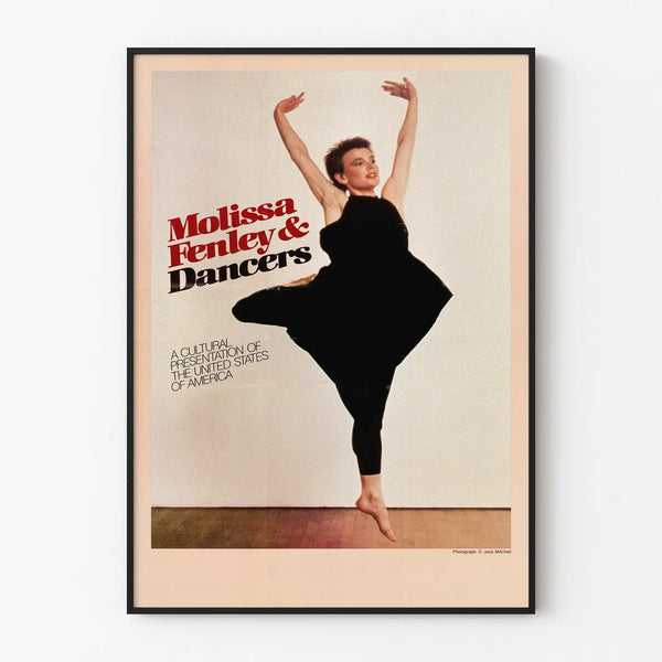 Modernin tanssijan juliste Molissa Fenley