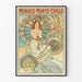 Koristejuliste Monacon Monte-Carlon tyylinen Art Nouveau