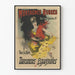 Vintage juliste vuoristoradoista ja espanjalaisista tanssijoista