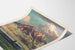 Vintage juliste vuoristosta Montana Northern Pacific