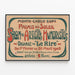 Vintage juliste taiteilijoiden humoristien salonista Monte-Carlossa 1909 — kehystetty taideteos seinällä