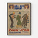 Vintage teatterijuliste "Mossieu" le Maire - Alsacian lavastus