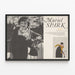 Muriel Spark - Suuret kirjoittajat Time Reading -ohjelmassa Juliste — kehystetty taideteos seinällä