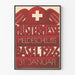 Vintage juliste Baselin messut 1926 seinäkoriste retro sveitsiläinen