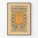 Vintage Hollantilainen juliste almanakka 1901 seinäkoriste