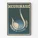 Vintage juliste Neurinase käynnistää luonnollisen unen