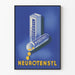 Vintage Neurotensyl - Retro lääketieteellinen seinäkoriste Juliste