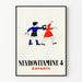 Vintagejuliste Nevrovitamiini 4 Lasta seinäkoriste