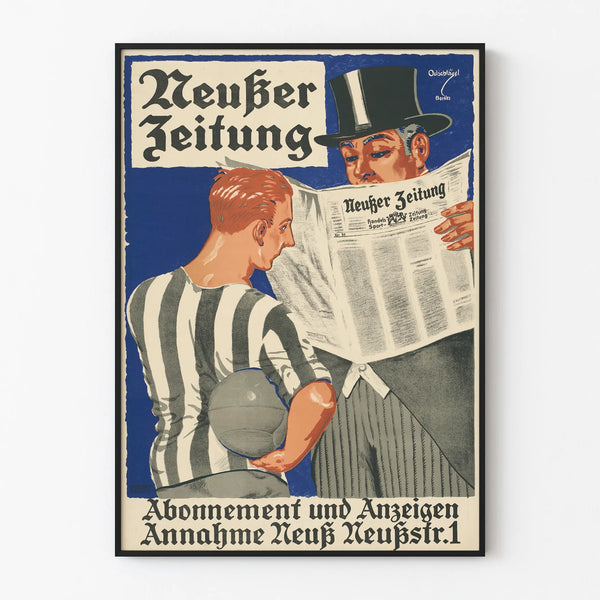 Vintage Juliste Neuser Zeitung Sisustustaulu Retro