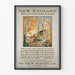 Vintage juliste New Englandin aito charm