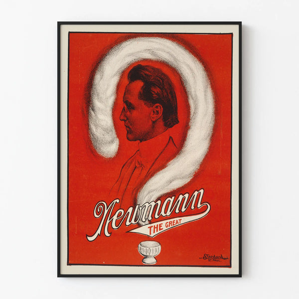 Vintage Juliste Newmann The Great seinäkoristelu varten