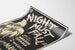 Vintage juliste Night Must Fall - Teatteri ja kauhutragedia