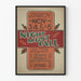 Teatterin juliste Night Must Fall - Vintage-seinäkoristelu