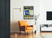 Vintage juliste yöjuna Boston–New York, taloudellinen