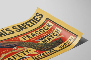 nitedals-safeties-peacock-safety-match-made-at-nitedal-norway