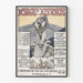 Vintage juliste Norges historie seinäkoristukseen