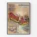 Vanha juliste Normandia Forges les Eaux Art deco vintage